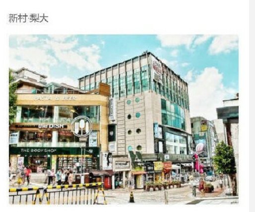 
                        新村 梨花大 包含附近的弘大簡直就是年輕人的天堂一定不要錯過 #韓國景點# 