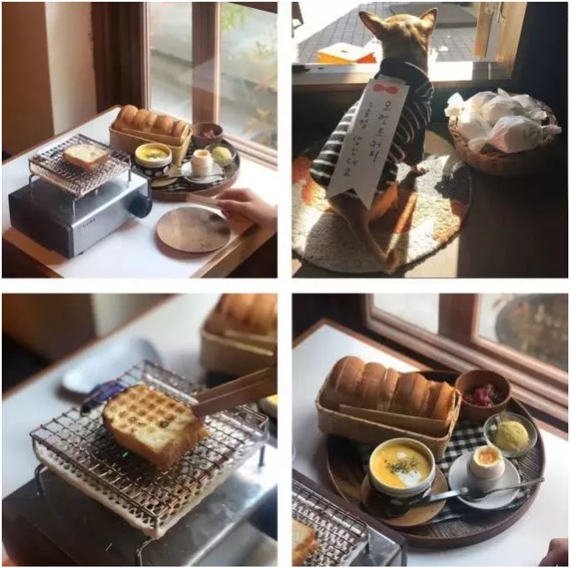 
                        「moment coffee」
冬季日系超治愈咖啡店。這間店最出名的原本是雞蛋面包，但最近因為新推出的烤吐司set讓餐廳更加火爆了，可以自己一邊烤一邊吃，還蠻有趣的。
聽說光弘大就已經有2間店了。雖然店面都偏小，但都很溫馨，出品也很好吃，值得去打卡。
地址｜1號店：????? ??? ??? 23? 30
2號店：????? ??? ??? ?? 4? 29
營業時間 ｜周一-六 10:00 - 21:00 / 周日 10:00 - 19:00
休息時間 ｜每月的最后一周星期二休息