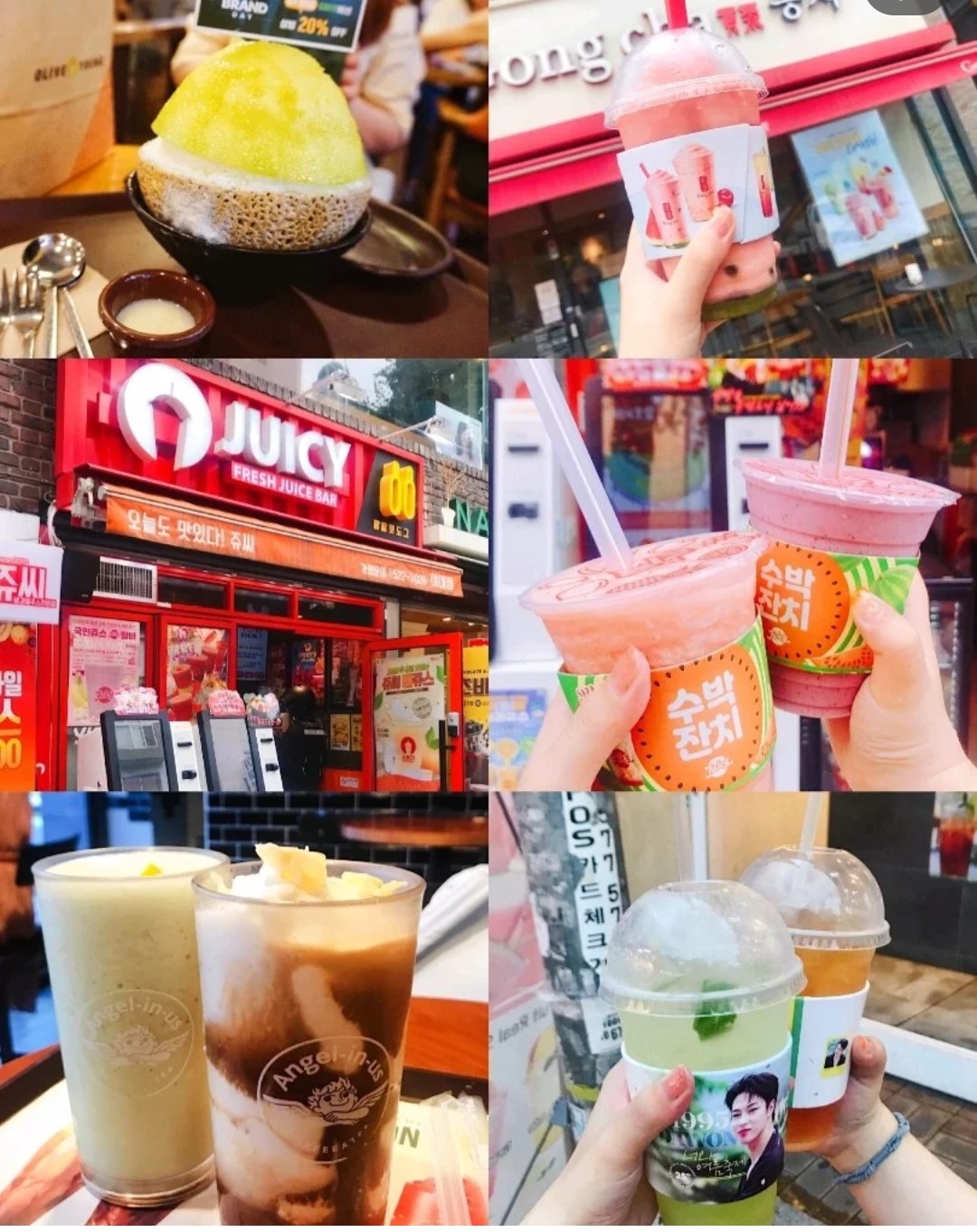 
                        #韓國購物#
在韓國，購物和美食的意義遠大于觀光，所以到首爾，一定要吃到爽呀~推薦兩個很喜歡的給大家
60炸雞：超級推薦的神仙炸雞！一定要點紅糖炸雞（不知道翻譯的對不，總之是淋了紅糖混合了蒜汁那種），位置就在明洞
菜板烤肉：在弘大的一家本地人會經常去的烤肉店，大醬湯在菜單子上就直白地標注“全首爾最好吃”的字樣，就還真的挺自信的哈~