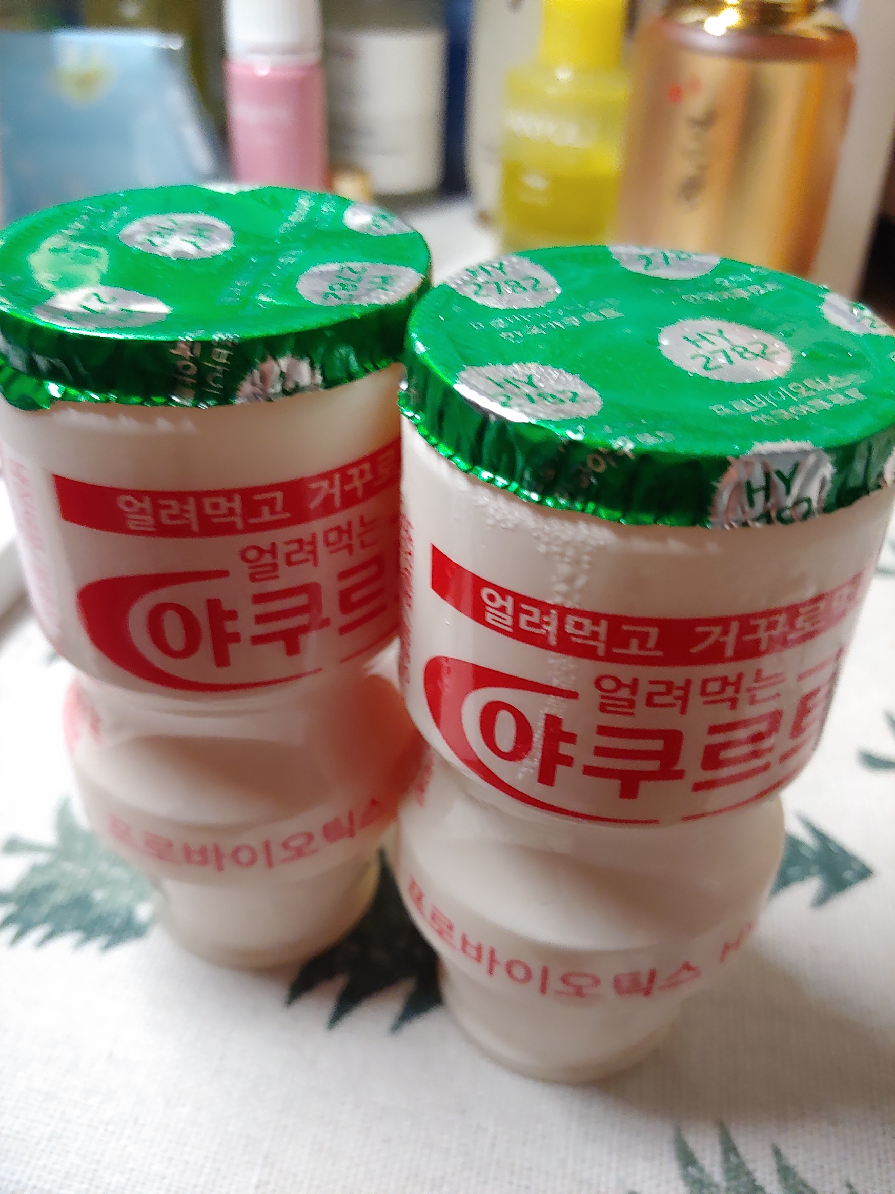 
                        韓國????有意思的養樂多#韓國美食# 