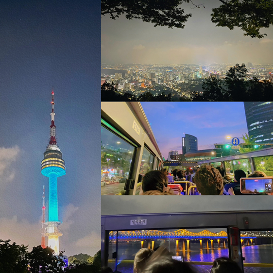 
                         #韓國網(wǎng)紅打卡地##韓國留學(xué)#首爾夜景一次性看個(gè)夠｜首爾夜間觀光巴士第一次在南山塔上看首爾的夜景，簡直太美了。非常推薦大家坐這個(gè)首爾觀光夜間巴士，太超值了！ #首爾南山塔# #首爾夜景#