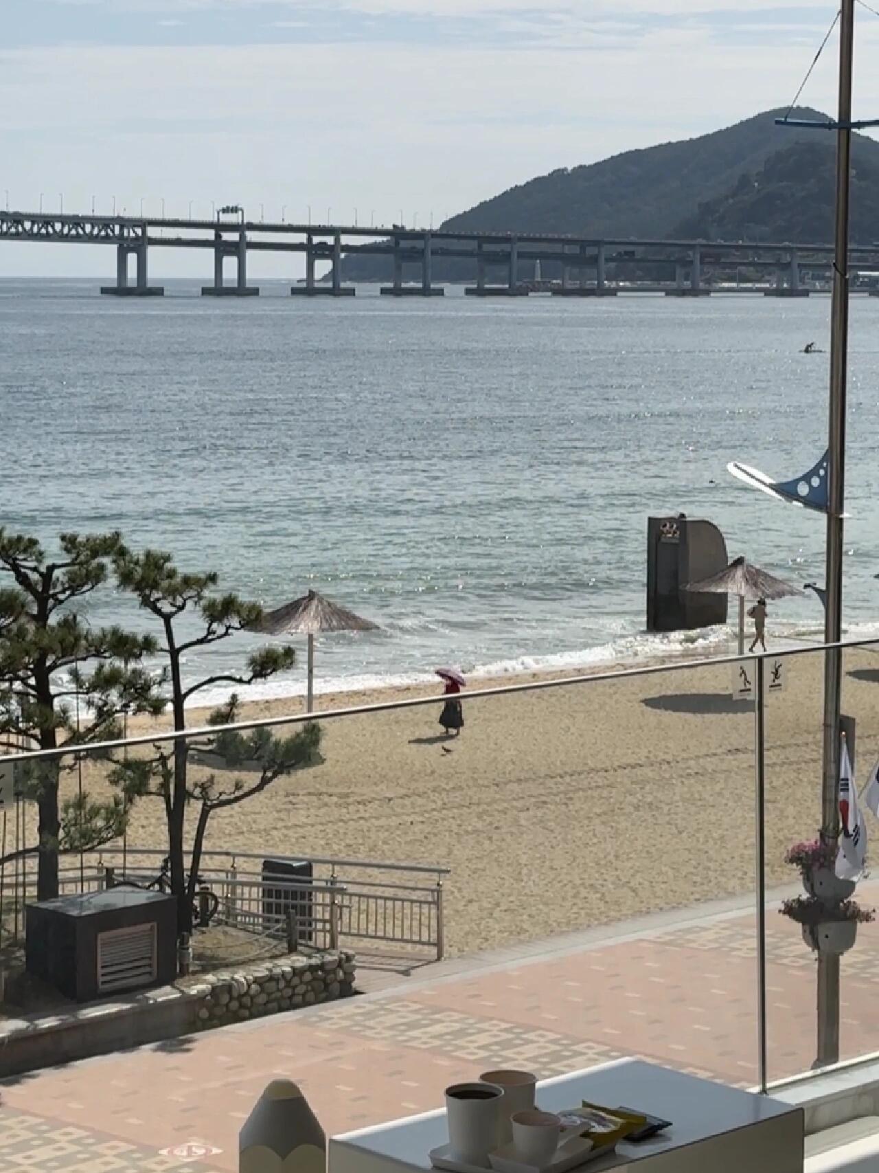 
                        韓國釜山????｜夢幻海景??想在這里悠閑地發(fā)呆，安靜地睡眠。原本計劃在廣安里品嘗咖啡，同時欣賞海景，卻在地圖上發(fā)現(xiàn)了這個地方。一到這里，感覺就像是一個自助式的休息室。這里有兩層，都可以看到海景，只需交一張入場券，就可以享用自助的咖啡??和小食??。這里的樓上是住宿區(qū)，一樓和二樓都設(shè)計了休息環(huán)境。這里可以寄存行李，空間很大，座位也很多，非常方便。圖789是我座位的視角圖。我真的太愛釜山的海了??，人生的愿望就是在釜山有個自己的房子。?? ????? 203 ???#十一旅行日記 #旅游 #一起去看海 #海邊拍照 #拍照 #韓國 #釜山電影節(jié) #咖啡店 #釜山 #釜山旅行 #海邊 #海邊拍照 #我的咖啡日記 #打卡