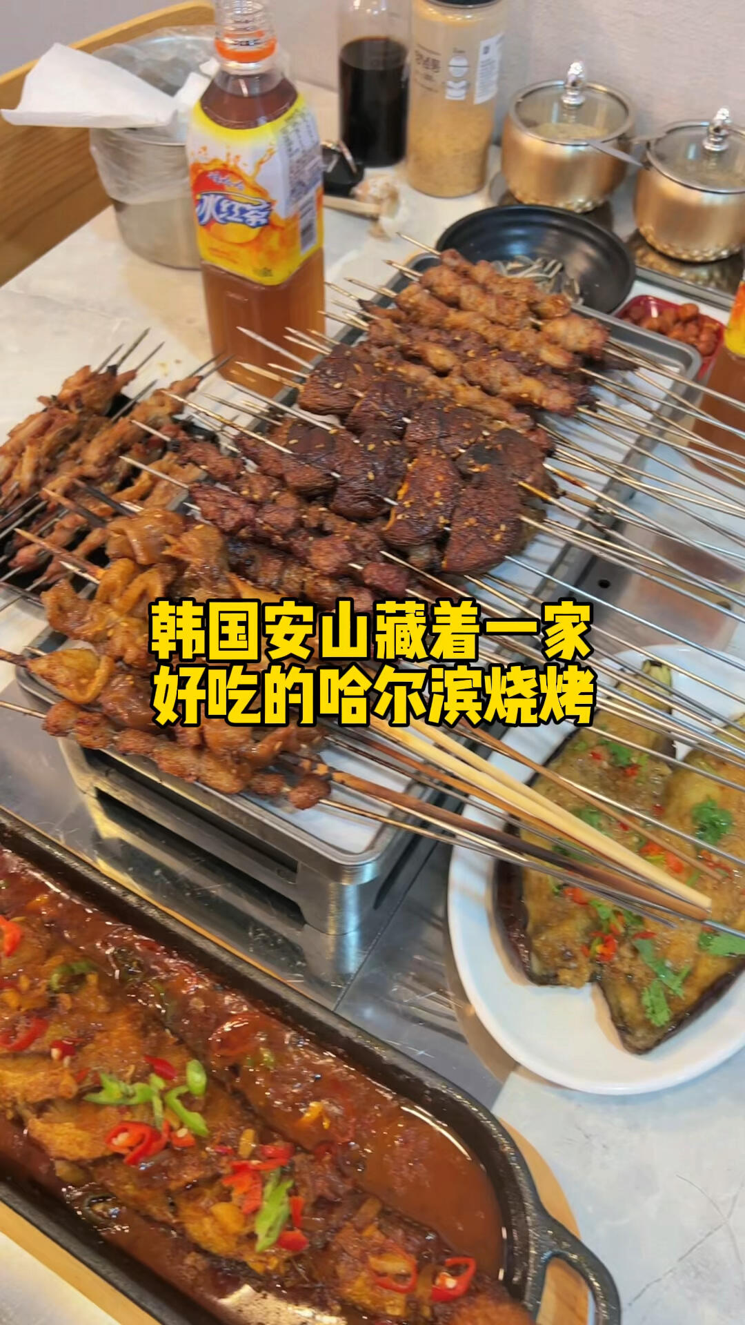 
                        在韓國安山也能吃到東北老式燒烤啦????曉明燒烤，東北風味在韓國！??地點: ?? ??? ??? ??? 748-4#韓國 #韓國生活 #燒烤 #夜宵吃什么 #韓國安山美食 #我是吃貨 #東北燒烤 ????????