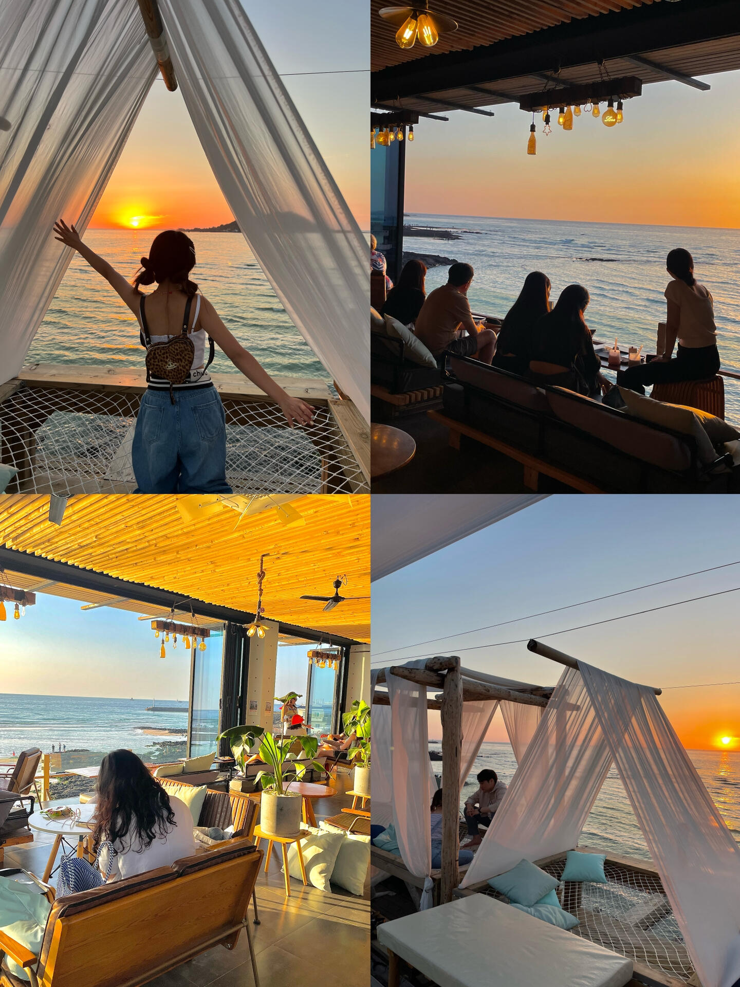 
                        韓國濟州島必打卡咖啡館！享受無敵海景與吊床日落??在濟州島，你可以在漲潮時欣賞到美麗的日落，治愈你的心靈??。此外，這里的拿鐵也非常美味。??#韓國濟州島 #濟州島咖啡館 #最美日落 #咖啡愛好者 #濟州島旅游 #韓國旅游 #濟州島攝影 #小紅書推薦 #濟州島之旅