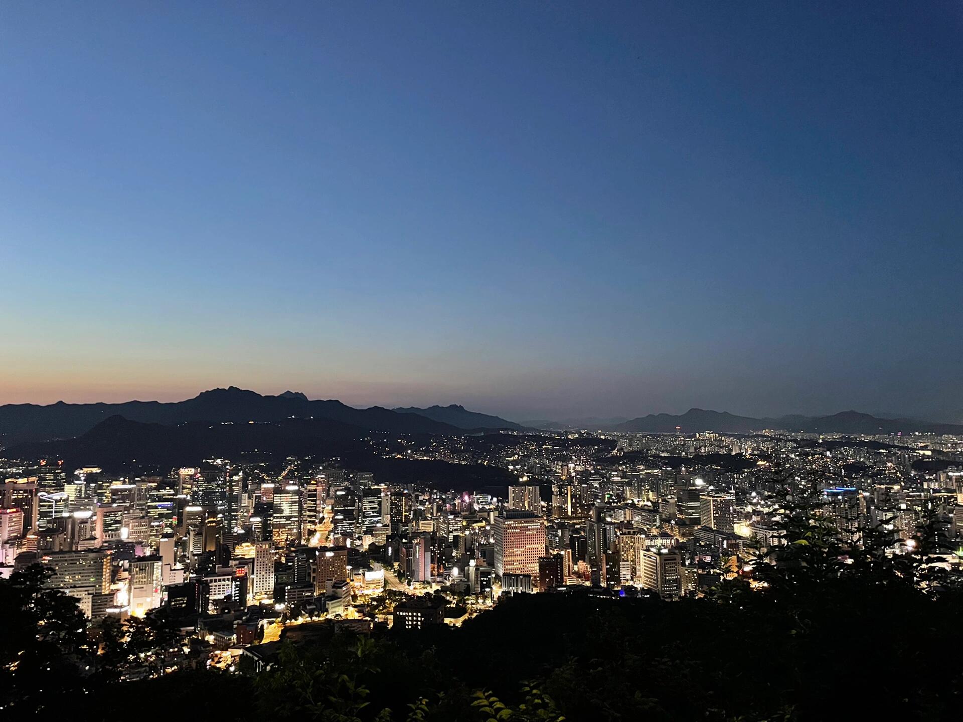 
                        ???首爾南山塔夜景美到哭??yyds#首爾南山塔 ??買了往返纜車票14000韓幣一個(gè)人，但下山時(shí)排隊(duì)好久腳都要斷了??，下次只買單程票就行了！夏天蚊子??成群，記得噴驅(qū)蚊水再上！晚上氣溫下降???，記得添件薄外套哦。#夜景 #爬山 ????