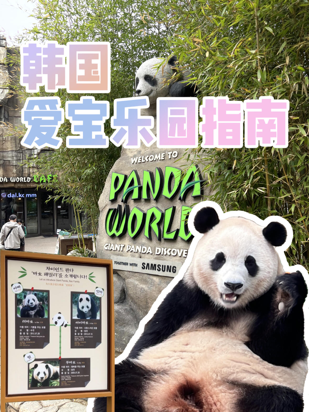 
                        ??探秘韓國(guó)愛(ài)寶樂(lè)園 & 熊貓館預(yù)約全攻略?想知道怎么輕松游玩韓國(guó)愛(ài)寶樂(lè)園嗎？?????? 想和萌萌噠大熊貓福寶親密接觸？?? 這里有你需要的所有信息哦！首先，確保你知道如何前往愛(ài)寶樂(lè)園。?? 然后，掌握預(yù)約熊貓館的小技巧，提前規(guī)劃好你的行程。?? 最后，不要錯(cuò)過(guò)與愛(ài)寶樂(lè)園的明星寶福寶的見(jiàn)面機(jī)會(huì)！??#逛逛動(dòng)物園 #大熊貓福寶 #韓國(guó)旅游 #韓國(guó)自由行 #留學(xué)駐韓 #五一去哪玩 ????準(zhǔn)備好了嗎？讓我們一起開(kāi)啟韓國(guó)愛(ài)寶樂(lè)園的奇妙之旅吧！????