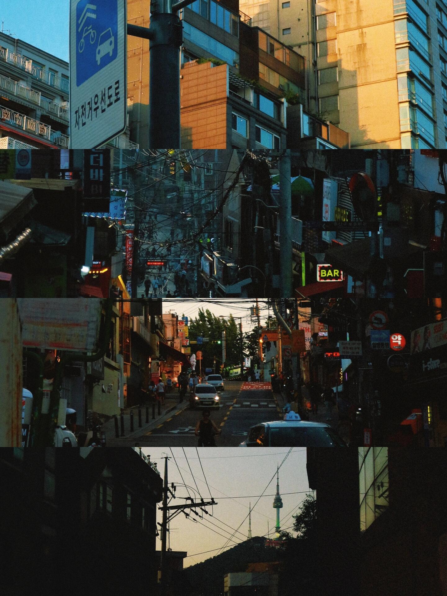 
                        ??????梨泰院的黃昏時分，你體驗過嗎？- 18:00 PM ??- 天空被染上了一抹金色 ?- 高樓的玻璃窗映照出斑駁陸離的光影- 漫步在小巷，尋覓通往南山塔的路途 ?????#首爾街頭漫步 #黃昏的美 #首爾攝影地點#韓國旅游 #梨泰院風情 #首爾夜景