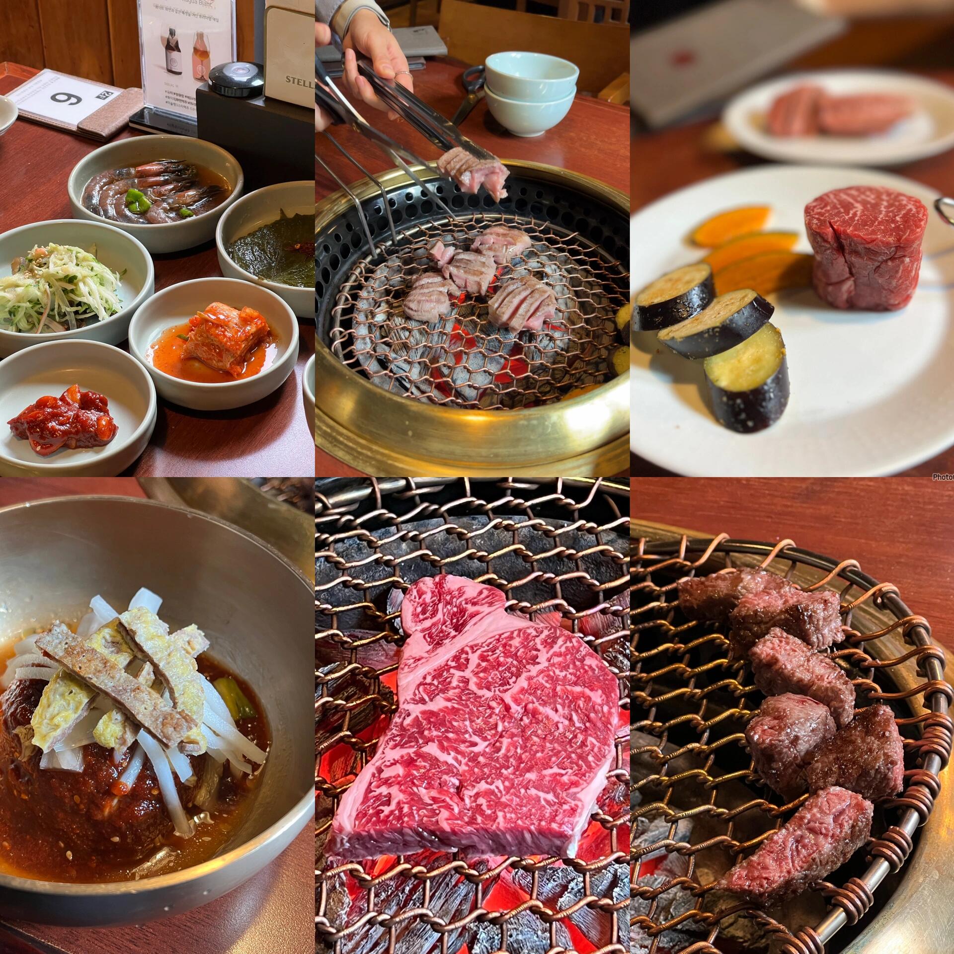 
                        ????韓國美食探店日記???第一天的美食之旅就被烤肉征服啦！兩頓韓牛，每一口都是滿滿的幸福感～香氣四溢，簡直不能更贊！??#韓國美食 #首爾旅行 #韓式烤肉 #美食日記 #吃貨生活