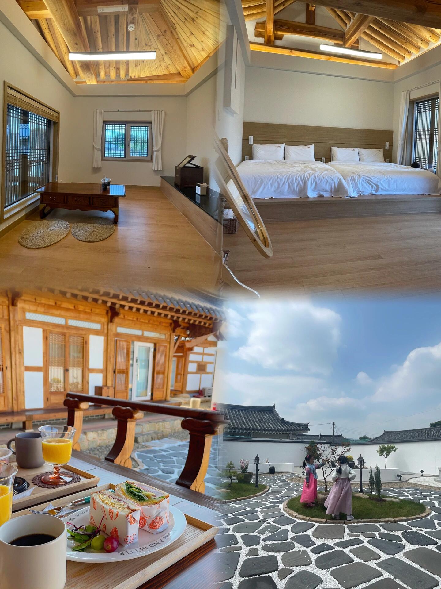 
                        ???? 慶州2天1夜｜韓國隱藏的寶藏旅行地！和姐妹們說走就走的慶州旅行，2天1夜，雖然一開始下雨，但幸運的是等來了??哈哈~??住韓屋??（圖2??-4??）終于在慶州實現了住韓屋的愿望！這是好姐妹在Naver上找到的韓屋民宿，雖然不在最熱鬧的皇理團路主干道上，但也非常近。韓屋經過改造，非常符合現代住宿需求，同時保留了建筑特色。最重要的是因為帶了小孩，所以選擇了比較大的家庭房，還有一個傳統書房和露臺，非常棒！庭院也很舒服，老板娘的早餐和宵夜（送??）也非常美味～??鄉花亭 Hyanghwajeong（圖5??-6??）必點的泥蚶拌飯不用說了，真的超級好吃（泥蚶愛好者的天堂！潮州人就是愛吃蚶？hhhh），生牛肉拌飯也很不錯！?? ????（圖7??-8??）和菓子名店，幾款傳統和菓子都非常好看。雖然不能和日本的名店相比，但拍照效果還是很棒的！櫻花??和栗子??味道不錯～此外，????? 的炸豬排也很好吃，尤其是這家店對面的文創紀念品店（This Moment）設計太好看了，買了好幾個冰箱貼~至于世遺和景點，大陵苑、瞻星臺、東宮與月池這些地方都很近，其實很快就能逛完。可惜那天下雨太冷了，沒去看夜景。讓我驚喜的是佛國寺，位于山上，非常舒服，可以花1-2小時慢慢逛～#韓國旅游 #韓國慶州 #韓國慶州旅游 #慶州美食推薦