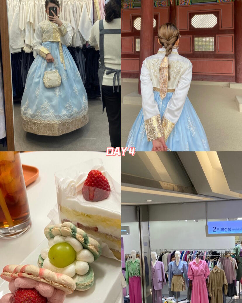 
                        ????韓國冬季旅行_9天8夜_旅行分享旅行前的花費??- 飛機票：RM1894.67- 酒店：RM894.60- KETA：RM39.69- GRAB保險：RM58.50_DAY 1 - 2/2/2023 星期四- 買T-money卡（在CU Mart買一張約RM15）- 租WiFi（機場租9天約RM130）- 樂天免稅店（Lotte Duty Free，面膜超便宜）- 推薦搭巴士和地鐵（使用Naver地圖）_DAY 2 - 3/2/2023 星期五東大門到釜山KTX 10:30am- KTX去釜山約RM400（建議在釜山待3天2夜，我只待了2天1夜，玩不夠）- 甘川文化村- 云朵咖啡??（適合打卡，咖啡廳樓上風景很chill）- 味贊王鹽烤肉（必吃）- Biff廣場（可以逛逛打卡咖啡廳，韓國流行不同風格的拍照館，一次約RM20）_DAY 3 - 4/2/2023 星期六釜山到東大門KTX 5pm- 海云臺膠囊小列車??往返平均每人約RM75（風景超美，推薦一趟坐膠囊小火車，一趟坐海岸列車，來回體驗不同交通方式。去釜山必去海云臺，景色美，甜點好吃，很chill）- BHC炸雞??（必吃）_DAY 4 - 5/2/2023 星期日- 景福宮（穿韓服免費入場，但很冷，溫度-3至1度，風一吹感覺像-10度）- Yes Hanbok Rental（女生韓服租2小時約RM100，包編發。如果想要美的發飾可以租一個約RM10，租打底蓬蓬裙加約RM30）- 陳玉華一只雞（必吃）（冬天吃雞湯太舒服了，便宜又好吃）- ONNIDANG（東大門馬卡龍，建議早點去，晚上選擇少）- APM（批發衣服飾品，晚上每個店家都忙著包裹，不敢進去。首飾店比較不忙，可以進去淘點東西，發現蠻多高仿，見仁見智）#韓國旅行 #韓國旅行攻略 #韓國冬天旅行 #旅行 #釜山旅行 #釜山海云臺 #樂天免稅店 #景福宮 #韓服體驗