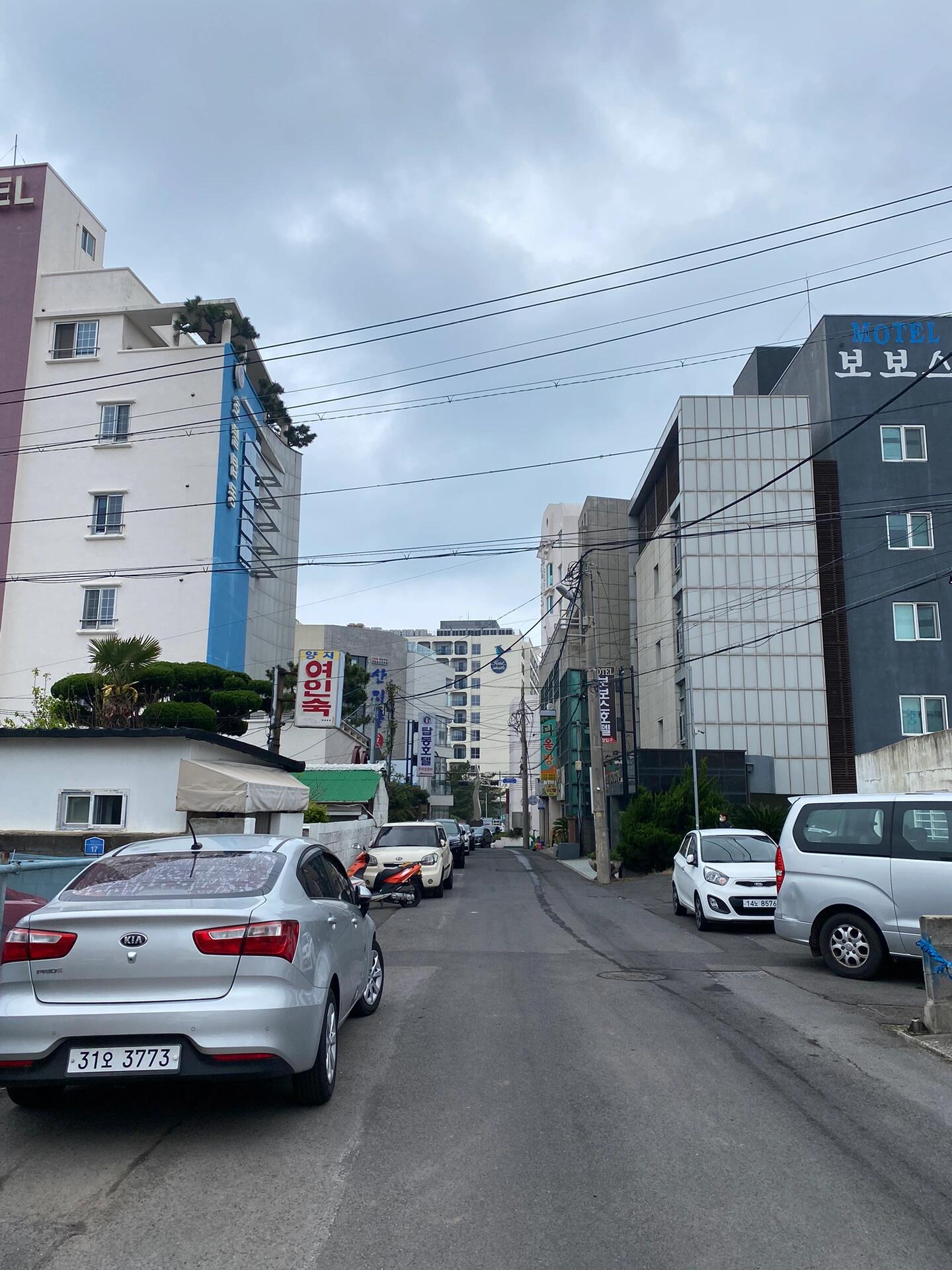 
                        4.5上海??濟州島入境 5天4夜 Day1????濟州島免簽，心血來潮決定的濟州島之旅，春秋航空往返票價1.5k，4月5日早晨7:15的航班，4月9日上午11:20返回，總共4個半天的游玩時間。由于4月5日濟州島的天氣原因，原定早上7:15的航班被延誤至下午，與6:15pm的航班合并，這樣一來，我們的游玩時間縮短了一天。??春秋航空對登機行李尺寸要求嚴格，標準是20*30*40cm；我們的行李箱超標，不得不額外支付行李費，小伙伴們如果行李箱較大，建議提前通過app購買行李額，這樣比在柜臺直接購買要便宜些。只需攜帶護照，就可以踏上旅程啦??！?? 我們是提前在??平臺預訂了流量電話卡和充值的公交卡，一天內就可以郵寄到家，當然，也可以選擇在機場的便利店購買。??通過中國銀行app預約，我們在最近的支行進行了現鈔兌換，每人兌換了約2000人民幣的韓元。也可以選擇在濟州島機場的ATM直接取款，聽說使用四大行的銀行卡更為便捷。在濟州島的免稅店和Olive Young購物時，可以使用微信支付或支付寶。??我們預訂的酒店位于機場附近，Hotel Whistlelark，靠近七星街，位置優越。?? 濟州島的公交系統非常便利。在飛機抵達前，空姐會發放三張表格供填寫（??記得攜帶筆），下機后需依次通過兩個關口，各收取一張表格，最后在取完行李出口時收取最后一張。我們晚上9點到達，大約10點拿到行李出來。如果住在機場附近，可以使用Naver地圖查詢公交車路線，乘坐公交車前往酒店，比打車更快捷（??晚上打車排隊的人非常多）。app：在排隊過海關時，可以下載Naver地圖（提供公交車到達時間，導航非常準確）和KaokaoT（韓國打車軟件，類似國內的滴滴，可以用郵箱注冊，選擇現金支付，在濟州市內打車非常方便，基本上一叫即到）。夜宵時間，11:00pm我們到達酒店稍作整理后，就到酒店門口的大排檔享用了炒豬肉和海鮮面，還在旁邊的便利店買了韓國米酒。店主非常友好，通過翻譯軟件告訴我們打烊時間。#春秋航空 #韓國旅游 #濟州島旅行 #濟州島自由行