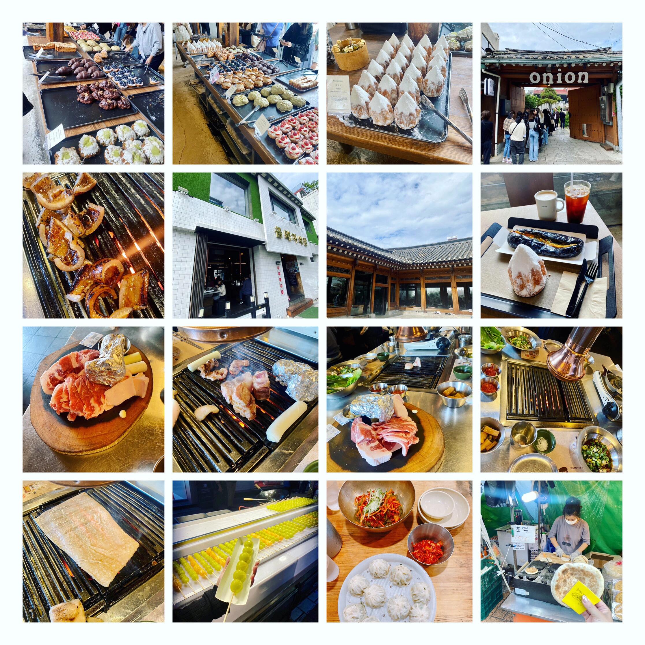 
                        10月連假??首爾??Day3??～10月連假??首爾??Day3??～??Cafe Onion（安國店）排了2小時隊??，但真的超好吃????金豬食堂（米其林推薦）昨晚去的時候已經停止候位了，今天中午再來^_^，等了1小時XD，終于成功解鎖！??弘大商圈簡單逛了一下，貴公子就不行了，要打車回明洞了????明洞餃子館（米其林推薦）??明洞逛逛這次大人也是走到腳痛，問下次能不能包車??????#首爾#韓國明洞#明洞#首爾之旅#韓國首爾