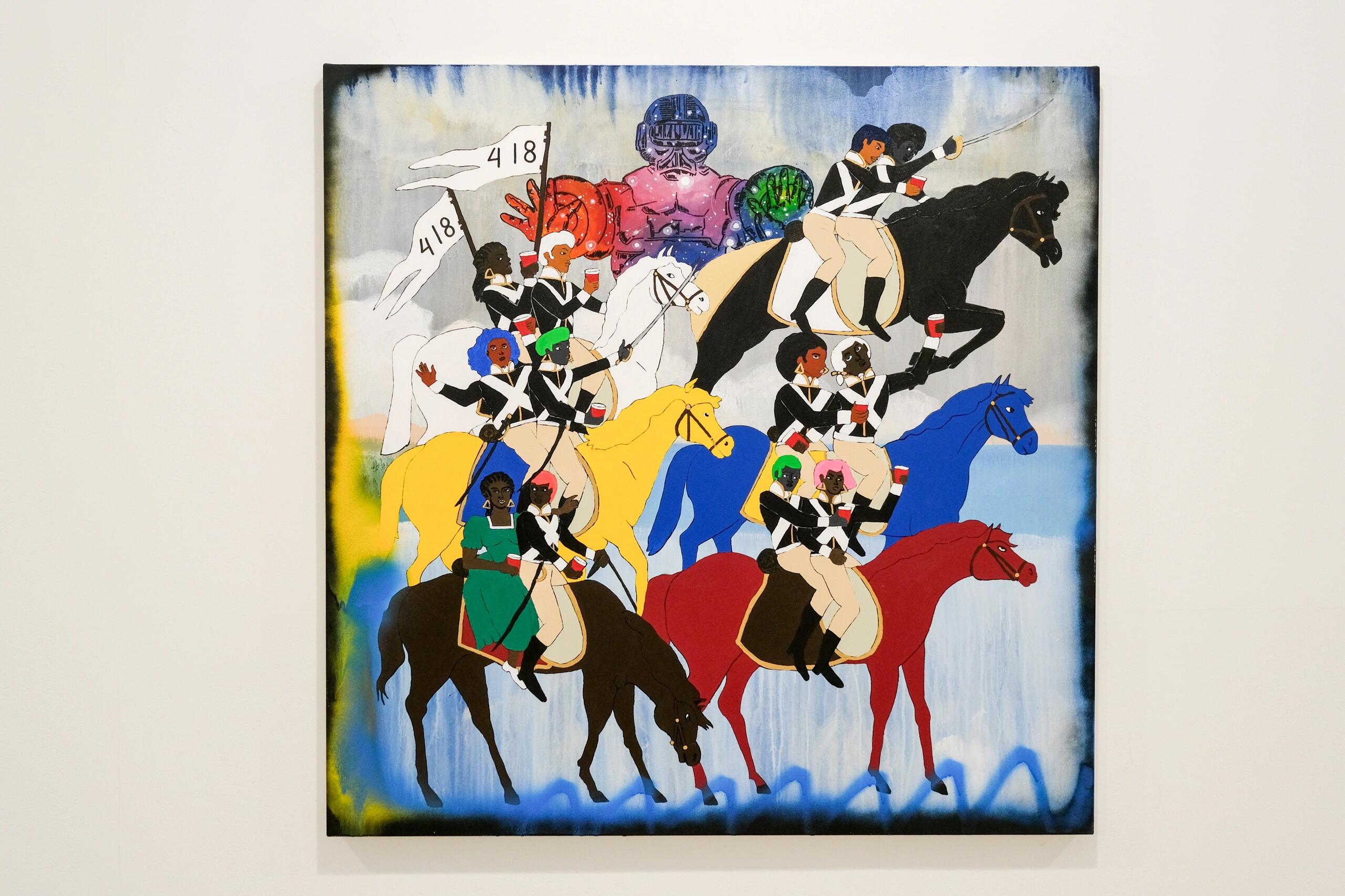 
                        ??[大邱藝術]國際藝術展—阿南·阿波蒂作品?????是韓國各地的國際藝術展廳之一，10月在大邱展出的作品來自加納藝術家阿南·阿波蒂。他的作品以紅眼睛和藍光皮膚為特色，令人印象深刻。尼日利亞出生的科林斯·奧維齊亞庫通過顏料展現皮膚表面的質感，給觀眾留下了深刻的印象。加納藝術家康涅利烏斯·阿納以“重構記憶”為主題，從祖先照片中的姿勢汲取靈感，結合織物和照片拼貼畫，創造出具有深度感的肖像作品。展廳的二樓展示了加納藝術家西吉·阿圖克韋·克洛蒂的個人展。他利用非洲孩子們飲用水的黃色汽油桶碎片制作拼貼肖像畫，獨具創意。#大邱旅游 #大邱藝術展 #大邱旅行推薦 #韓國藝術展 ??