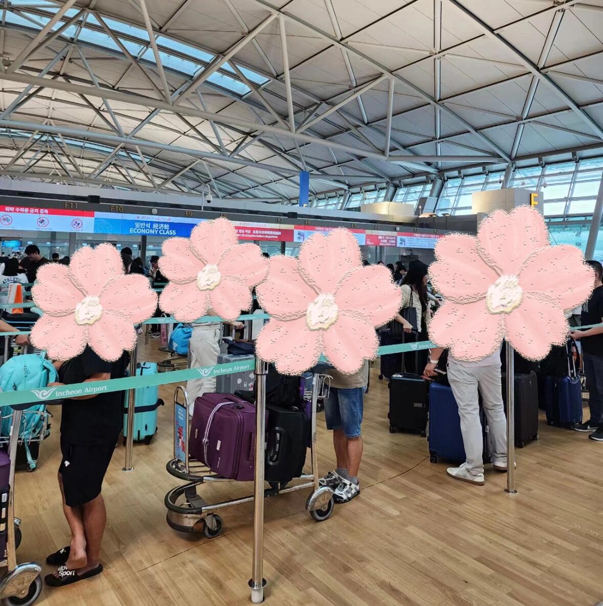 
                        準備從韓國回來的寶子一定要提前去??????【回國流程】??值機：自助辦理，選擇行李數量并打印行李貼條。拿好護照和登機牌給工作人員查看。??托運行李：智能托運機器提供多語言選擇，掃描機票和護照，放置行李（輪子朝內），貼上標簽并取對應貼票碼。若機器故障，隨時呼叫工作人員協助。??過安檢：人工檢查需要查看護照和機票。接著是機器檢查，先掃描護照，再進行指紋檢查。??等候登機：如果時間充裕，可以在機場免稅店逛逛，買點心儀的商品。———??【關于退稅】1?免稅店：價格已含免稅，無需退稅，購物后直接在機場取貨。2?百貨店：有兩種退稅方式①在百貨店內找到tax refund柜臺：直接退韓幣（匯率較好），需信用卡擔保，離境后解除。②機場退稅：過安檢后，找到退稅機，掃描護照和退稅單，匯率可能不如直接退韓幣劃算。仁川機場T1提貨處：45號登機口仁川機場T2提貨處：252號登機口3?olive young：店門口貼有當場退稅標志，表示可以現場退稅。?購物滿3萬韓元即可退稅，記得詢問是否tax free，并索要退稅單（退稅憑證）。———??【韓國機場提貨】①取貨時先在機器上掃描護照取號，等叫號提貨。四個免稅店現在集中在一起，分為四個柜臺，方便提貨。②提貨處在小火車之前，千萬別坐小火車去登機口，否則無法返回，只能空手上飛機。如果已經坐了小火車未提貨，只有樂天免稅店可能會送貨，需打電話聯系（但不保證100%同意）。?取貨位置：樂天、新羅、新羅愛寶客、新世界、現代這五個免稅店的提貨點現在都在45號這里，上去后先取號再進窗口提貨，需憑護照和機票。———??【提貨tips】1. 機場人多，建議提前3小時到機場辦理值機。2. 進口物品需在機場提貨。3. 提貨時提前準備好護照。———??【回國建議】1?減少行李體積，拆掉包裝盒，貴重物品放下面，便宜的放上面，用衣物遮掩，新買的東西與原有物品混放。2?奢侈品盡量隨身攜帶或放在行李箱暗袋里（如項鏈掛脖子，戒指戴手上??，包包背身上??），包裝袋子丟棄。3?購物小票不要保留。4?出關時保持淡定，不要拖延。#韓國 #韓國旅游 #韓國旅行 #韓國機場 #韓國退稅