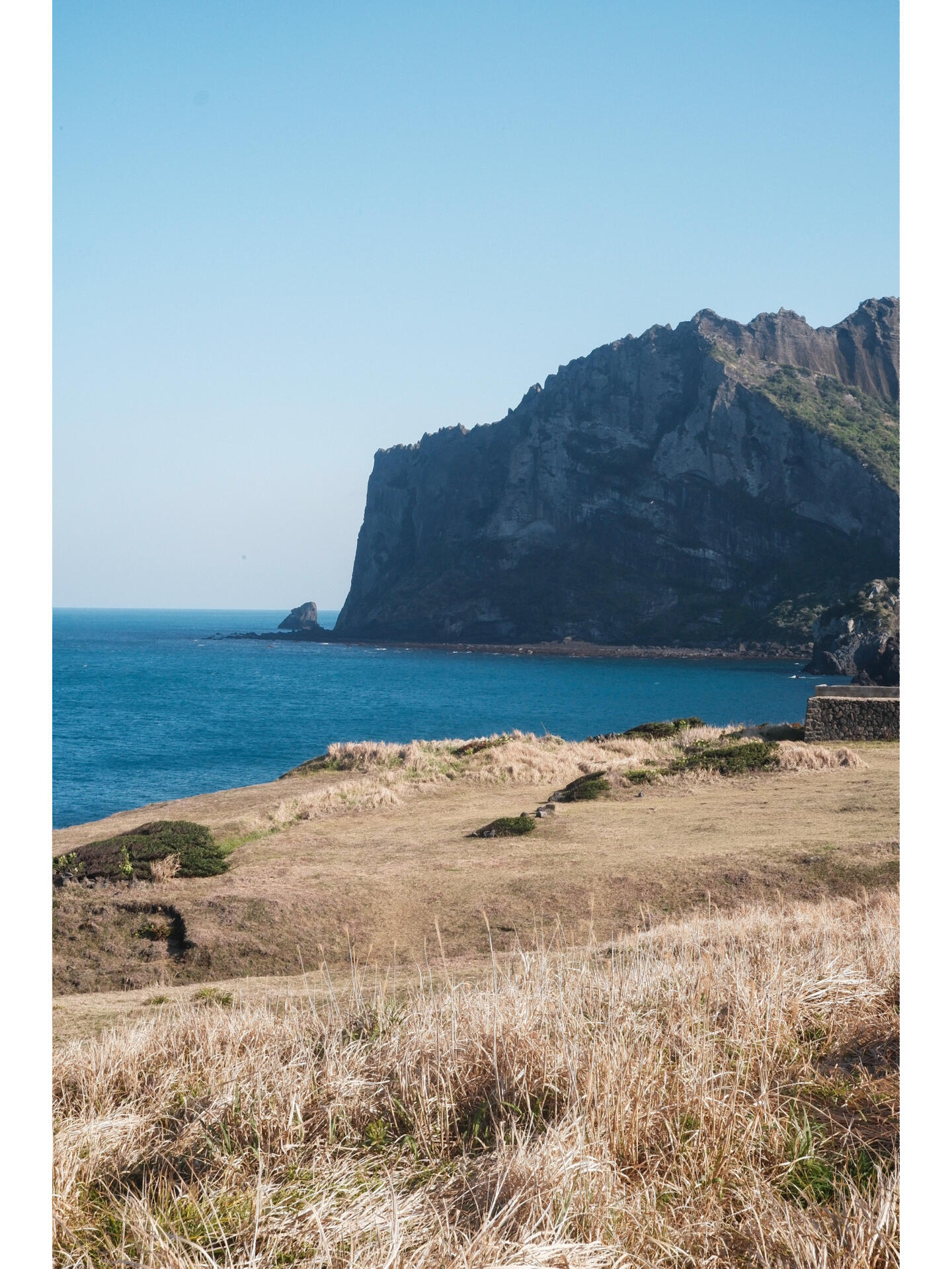 
                        濟州島｜城山日出峰海岸線，人間四月天??城山日出峰北面的海岸線沿著這條海岸線走大約15分鐘，就能到達牛島乘船碼頭。雖然地圖上沒有標注這條路，但它確實是一條隱藏的捷徑。途中還有幾家海景咖啡館??，可以停下來休息一下，在海邊草坪上曬曬太陽，感覺非常chill??。四月的濟州島溫度適宜，陽光溫和，吹著溫暖的風，一個人在海邊慢悠悠地散步，放下所有的思考，完全打開感官。此刻，你不再屬于任何關系、任何城市，只屬于明亮的天空、廣袤的山海和眼前的一花一草。這種感覺真的很爽朗、自由，或許這就是大自然的神奇療愈力吧?！??機場-城山日出峰：可以在到達層乘坐111或112路公交車，票價2000韓幣（約10人民幣），一個小時就能到達，車上還有WiFi，既方便又便宜。打車的話大約需要300人民幣；??市區-城山日出峰：可以到“城區公交總站intercity terminal”乘坐111或112路公交車；#旅途中的美景 #我拍下的人間四月天 #周末去哪兒 #濟州島 #城山日出峰