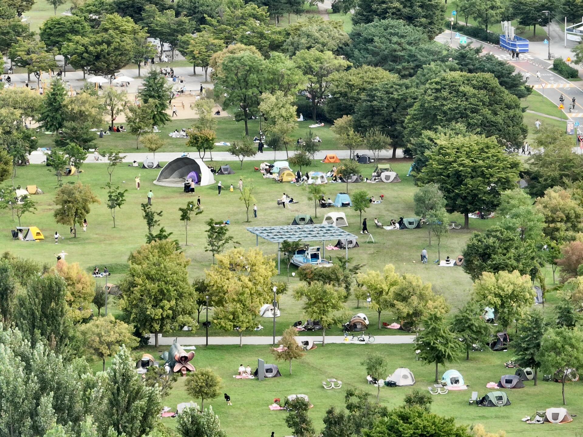 
                        五年后重返韓國，首爾給我全新印象#浪漫生活的記錄者這次重返首爾，我選擇了入住漢江邊的康萊德酒店。恰好趕上了韓國的重要節日——中秋節。這個節日在韓國是非常重要的，大家都會回家團聚，因此街上幾乎沒有行人，許多商場也都關閉了，樓下的IFC商場里人也很少。不過，今天的天氣非常好，晴空萬里。我走到漢江邊，看到很多家庭在露營??。整體上，這次的首爾之行讓我對這座城市有了全新的感受：干凈、現代、安靜。#首爾 #韓國旅游 #韓國 #首爾生活 #首爾旅行 #首爾漢江 ??