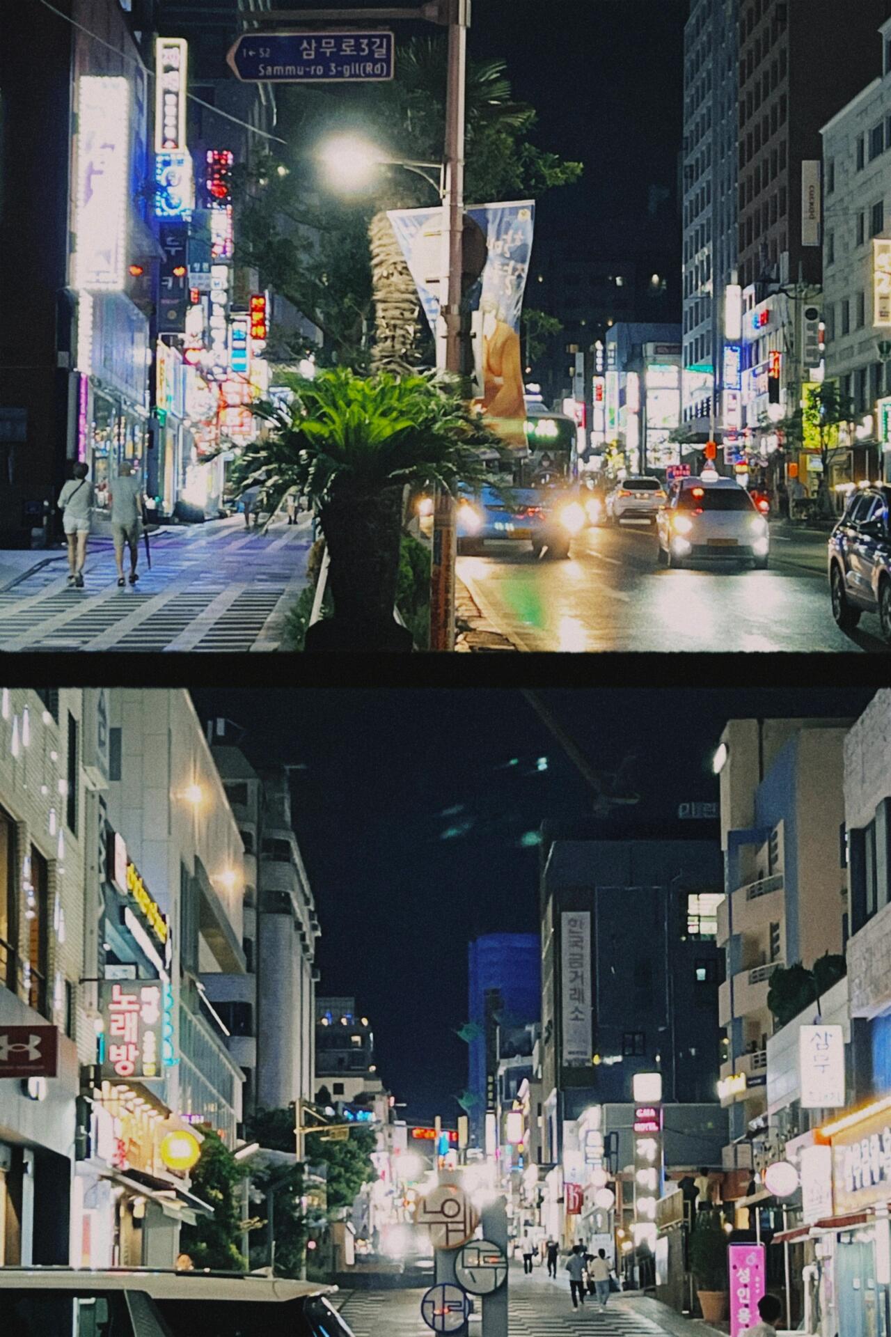 
                        濟州島陰雨天的半格膠片故事感??在濟州島的前幾天，天氣晴朗，拍出的照片都是原圖直出，美得讓人心醉～然而，第三天去城山日出峰和涉地可支時，遇上了綿綿陰雨天，很多人都吐槽那黑色的海水??。但我卻發現，陰雨天用半格膠片來捕捉那種陰郁的氛圍，效果簡直絕了！瞬間就賦予了照片一種故事感，與景區的歷史厚重感完美結合。晚上回到濟州市區，半格膠片的復古風格也完美展現了濟州市區夜晚的繁忙景象。#旅行plog #濟州島旅行 #城山日出峰 #膠片攝影 #半格膠片 #雨天拍照 #韓國旅行 ????