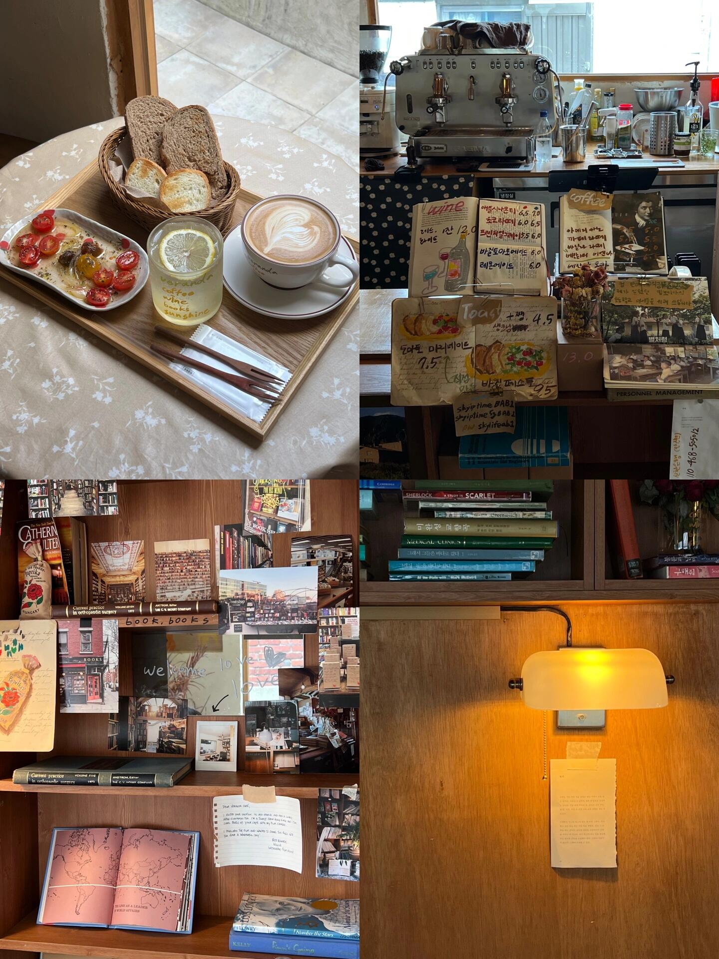 
                        ????西村景福宮附近必打卡的咖啡書屋??：?????：?? ??? ???10? 9-4（????7?）這家店由傳統韓屋改造而成，整體風格偏向法式田園風??。店主播放的音樂也很溫馨，面包??和咖啡??的味道都很不錯??。店內環境安靜，非常適合學習??，而且還有充電的地方??。圖5??是菜單推薦哦！#韓國 #首爾探店 #韓國景福宮 #韓國西村 #首爾咖啡店 ????
