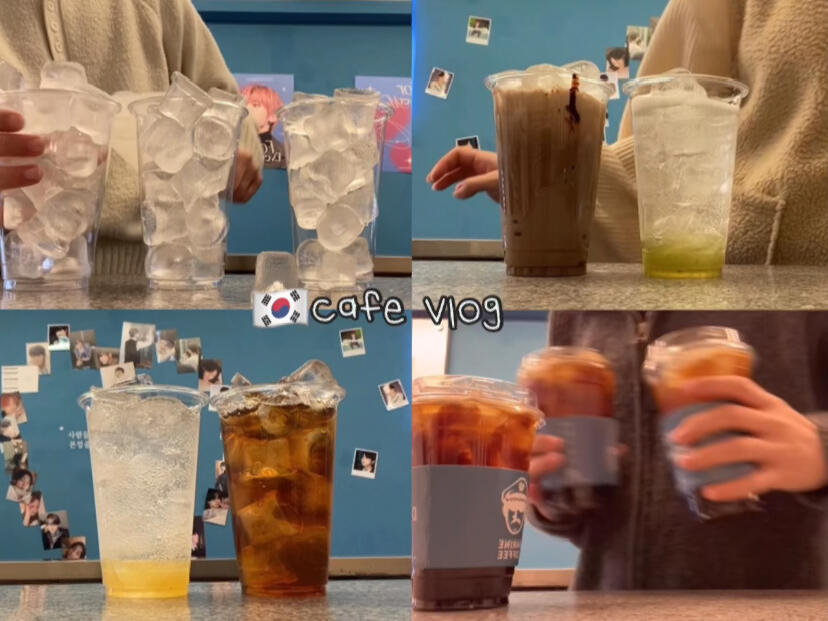 
                        ????Cafe Vlog 37｜韓國咖啡店兼職體驗·飲品制作過程今天的視頻沒有文案，因為畫面才是主角！希望你們會喜歡這次的分享～#韓國日常#韓國咖啡店#韓國咖啡廳#白噪音#飲品制作#vlog ????